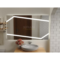 Зеркало для ванной с подсветкой Баколи 100х70 см