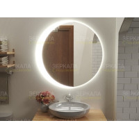 Зеркало с подсветкой для ванной комнаты Бавено 85 см