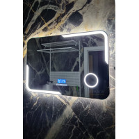 Зеркало с радио и подсветкой для ванно Керамо