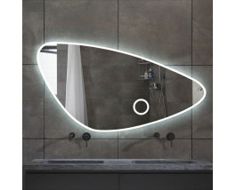 Зеркало с увеличением и подсветкой для ванной Сейлу